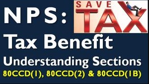 Illustration of tax-saving benefits under Section 80CCD for NPS contributors